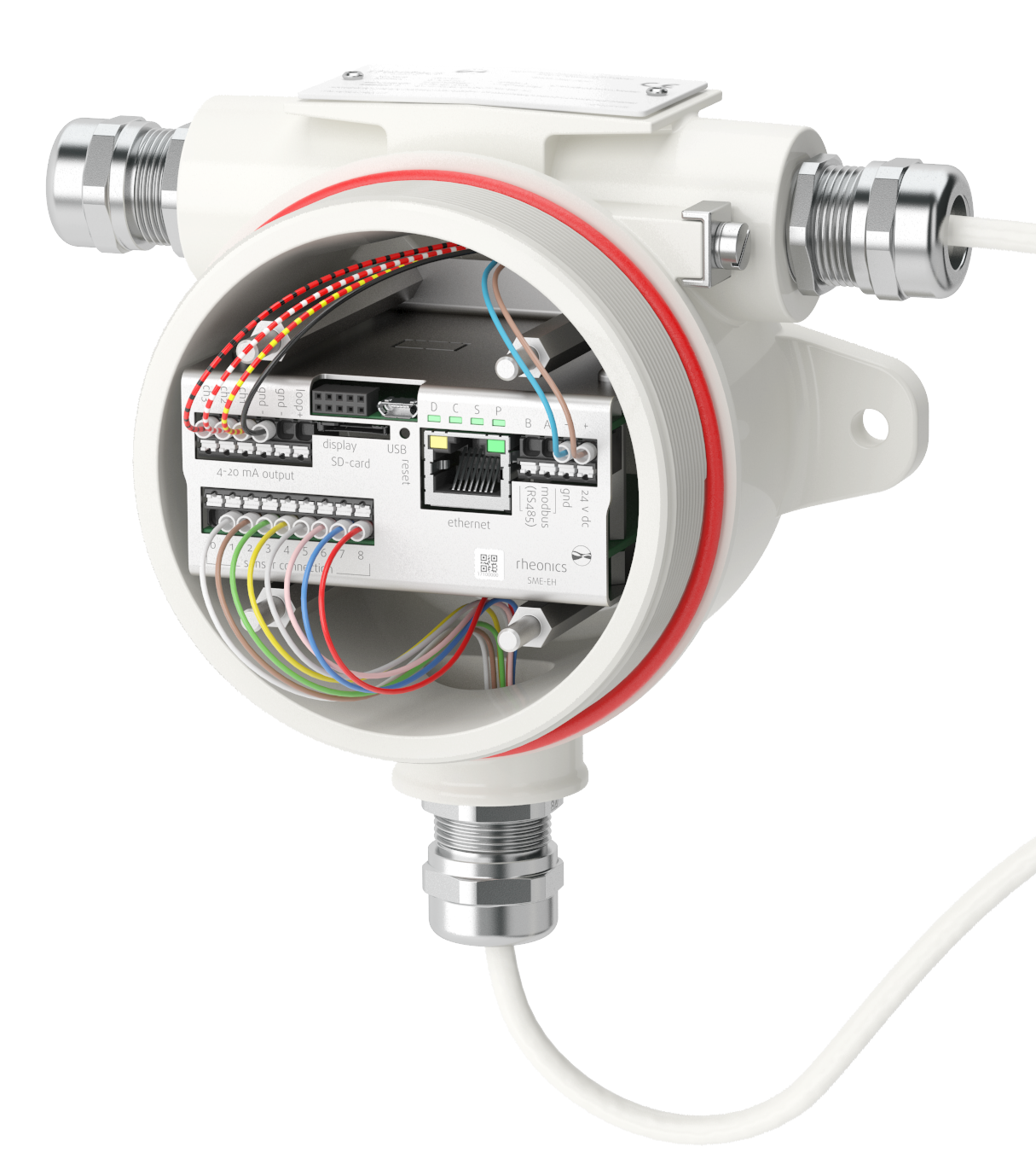 SME-TRD with SME-EH - electronics options for rheonics density meters and viscometers
