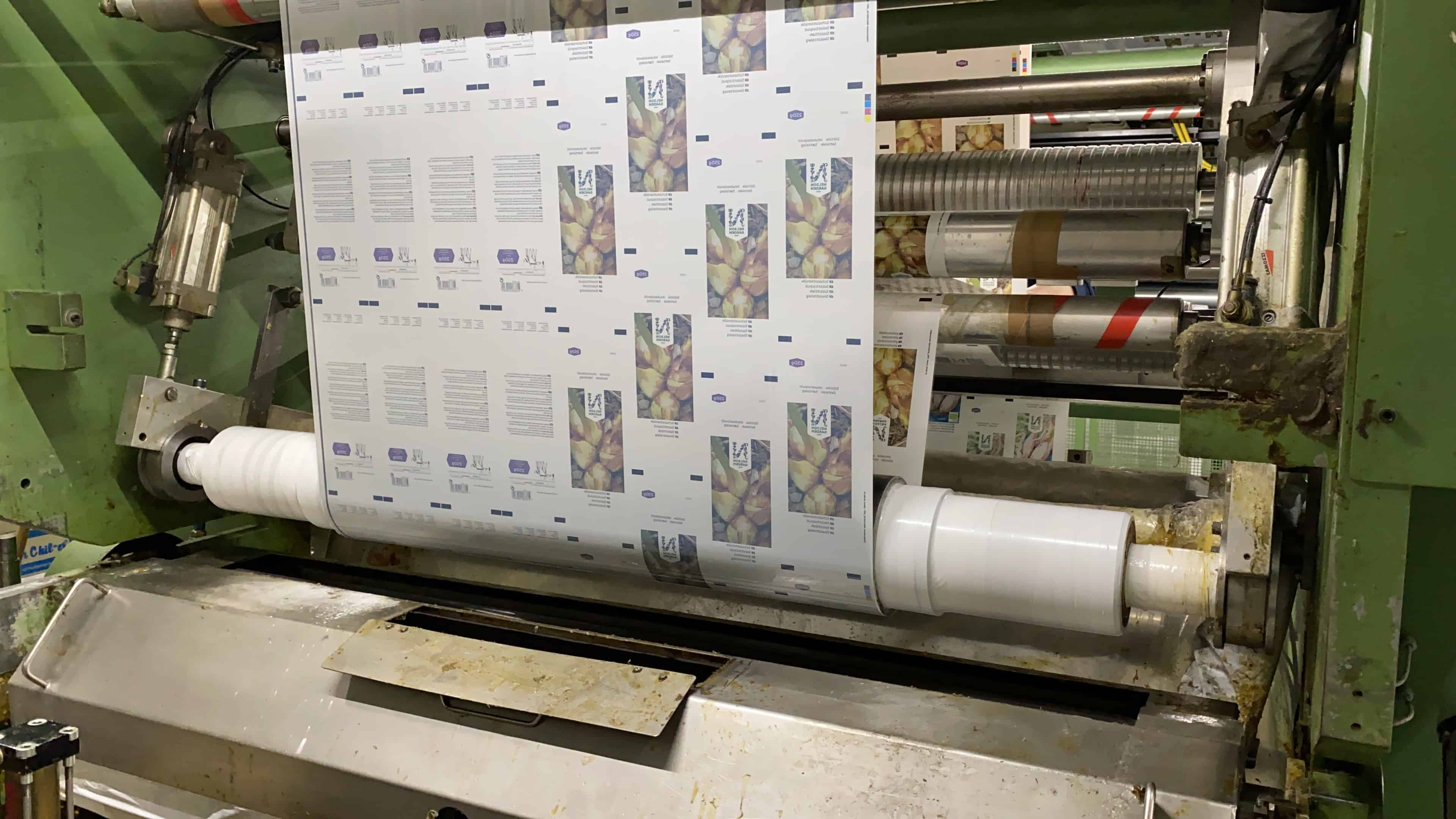 Laminator glue application - starch glue viscosity 1