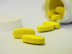 Enteric coated tablets for delayed drug release