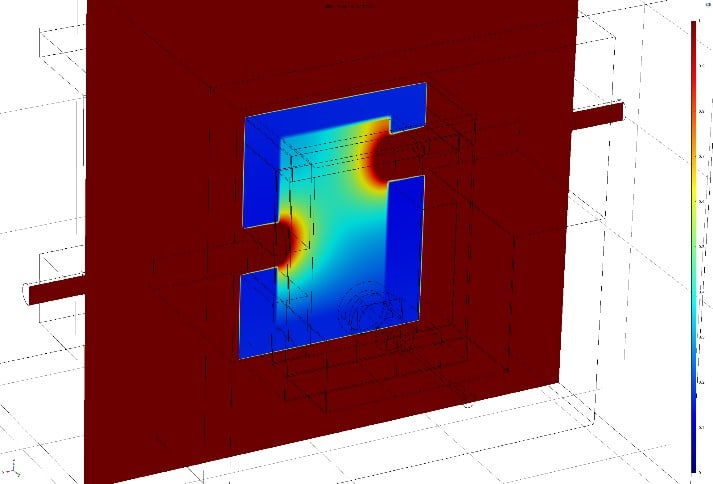 Thermal uniformity across DVM during operation – 2