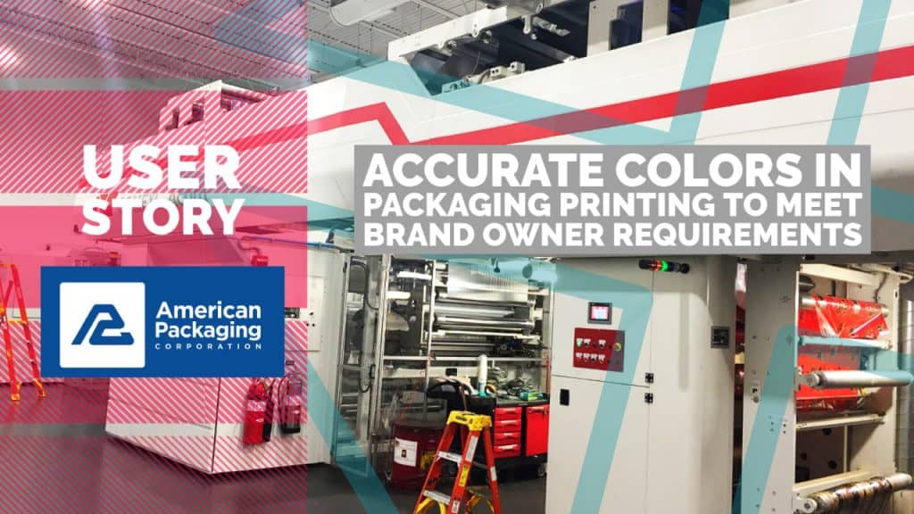 American Packaging Corporation uses the SRV and InkSight system to optimize packaging printing on their rotogravure lines