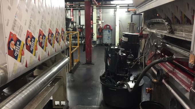 Rotogravure printing press ink viscosity control