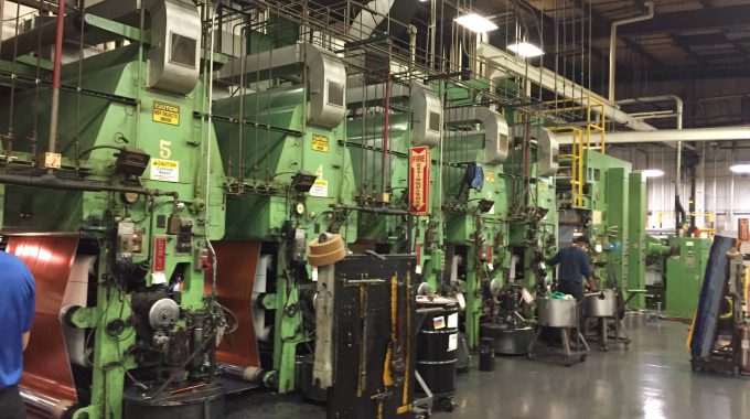 Rotogravure printing press ink viscosity control