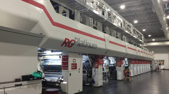 Rotogravure printing press ink viscosity control