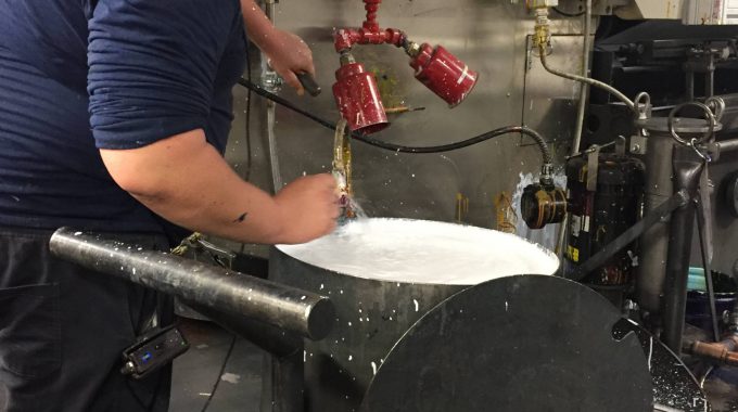 Rotogravure printing press ink viscosity control