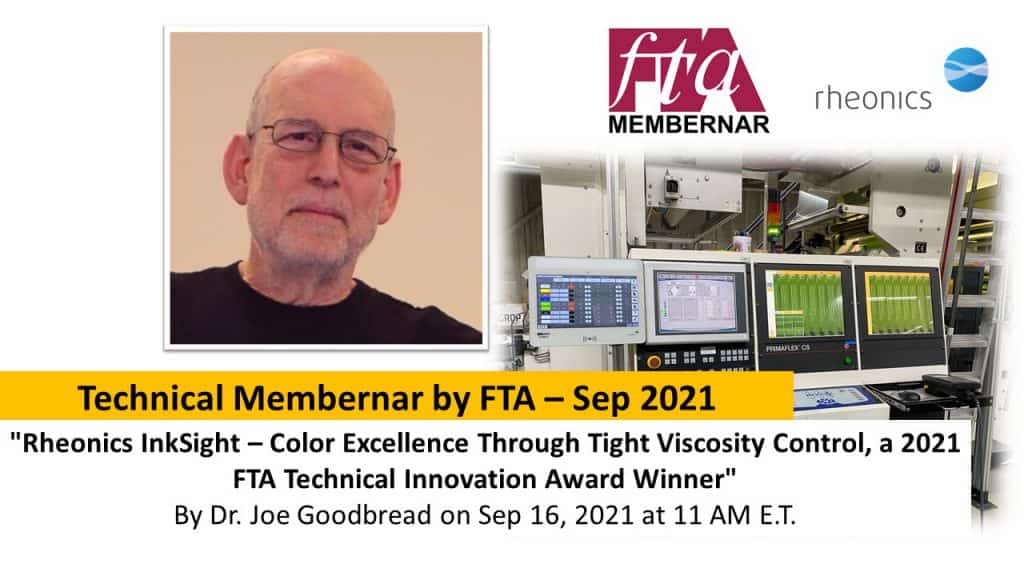 Rheonics InkSight Technical Webinar – Color Excellence Through Tight Viscosity Control, a 2021 FTA Technical Innovation Award Winner