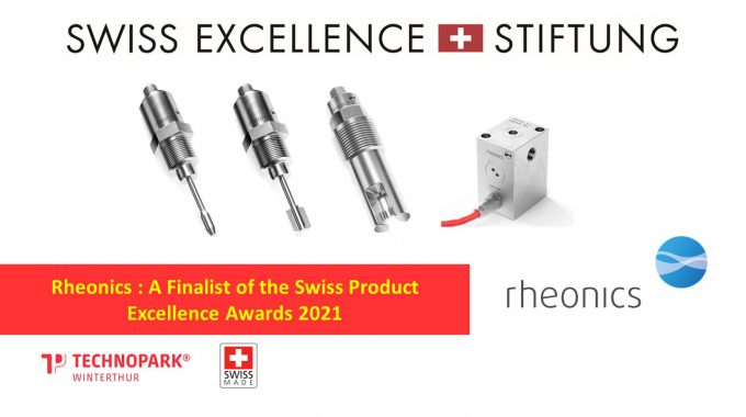 Swiss Excellence Awards 2021 Rheonics