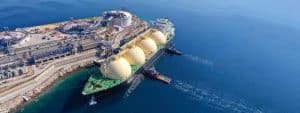 Durch Häfen transportierte LNG-Mengen