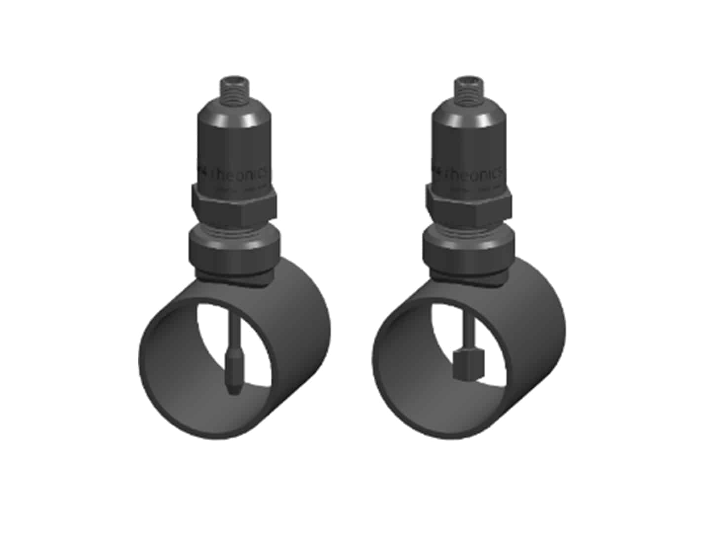WOL-34NS and SR-Sensors in 2” pipe CAD and drawing files