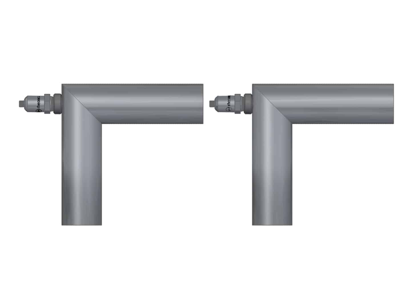 WOL-34NL and SR-Sensors in right angled elbow CAD and drawing files