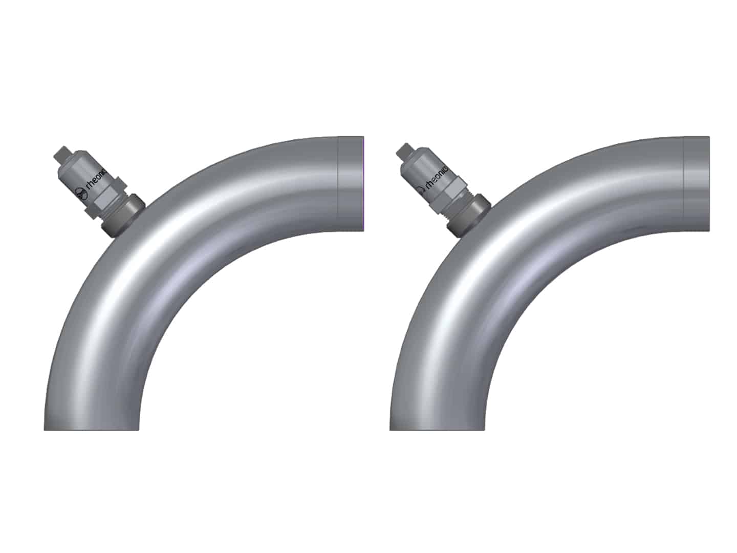 WOL-34NL and SR-Sensors in rounded elbow CAD and drawing files