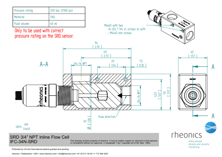 IFC-34N-SRV with SRD installed CAD and drawing file