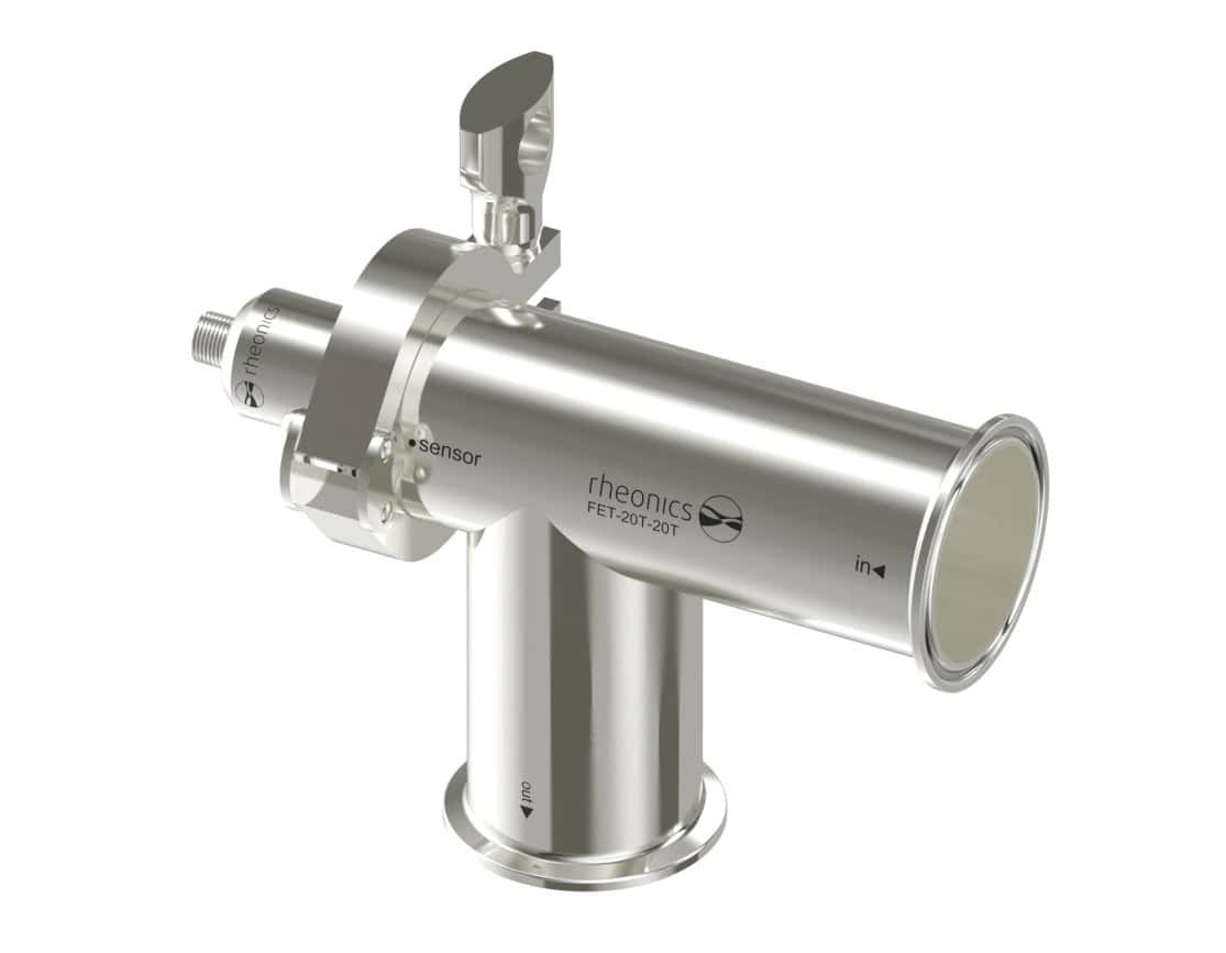 FET-20T-20T accessory with Tri-Clamp SR-Sensor mounted