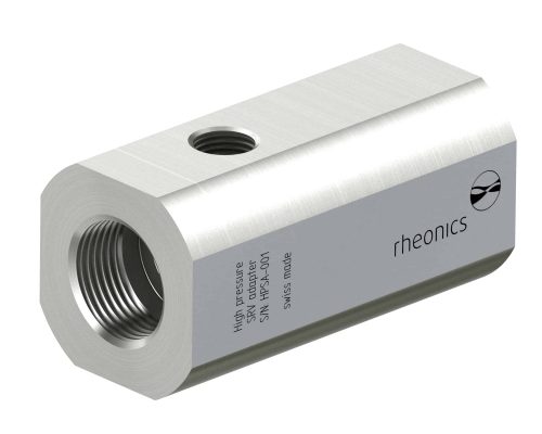 Rheonics HPT-SRV flow-through cell