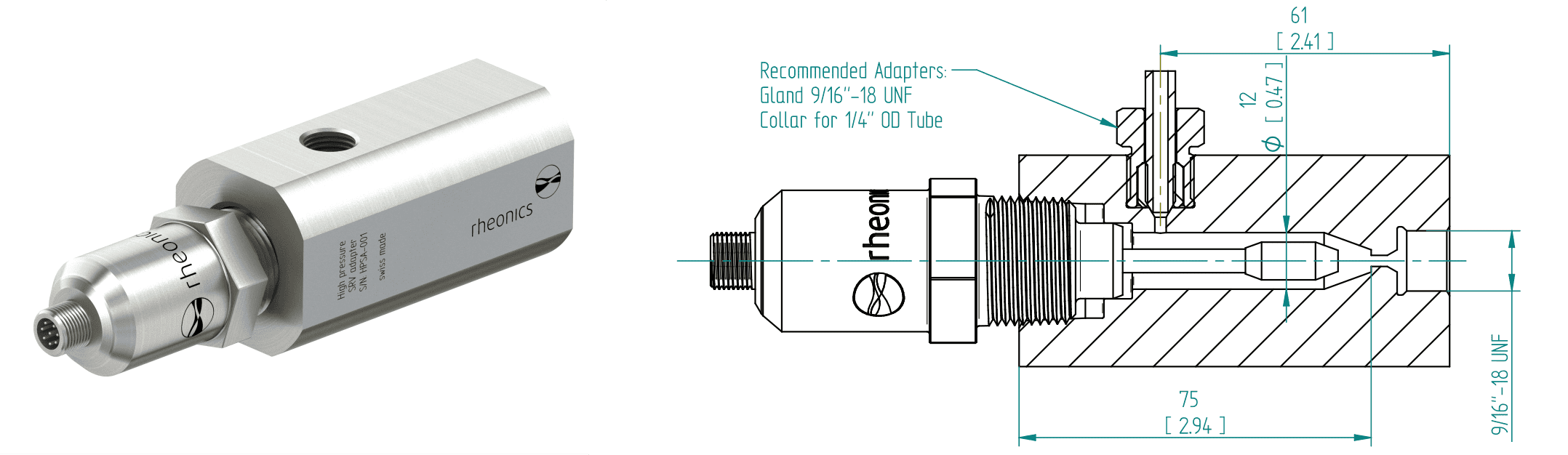 Rheonics HPT-SRV Drawing