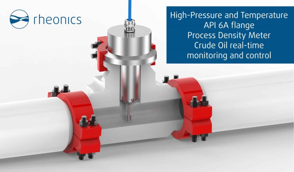 High Pressure API 6A flange density meter