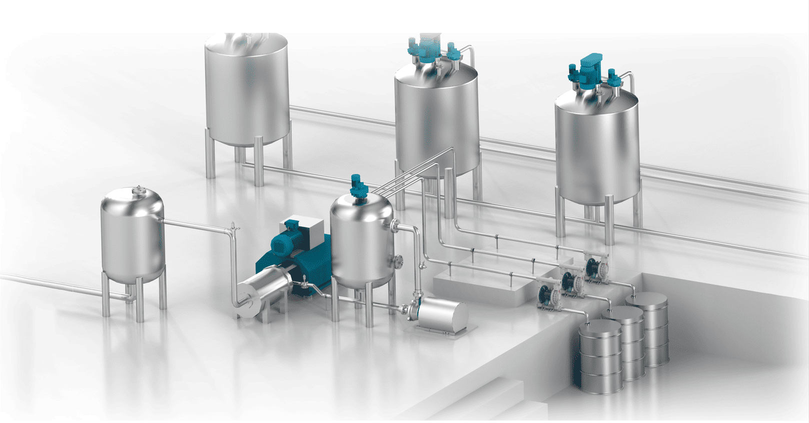 Rheonics SRV and SRD inline viscometer and density meter used in paint ink and coating process as mixing, grinding
