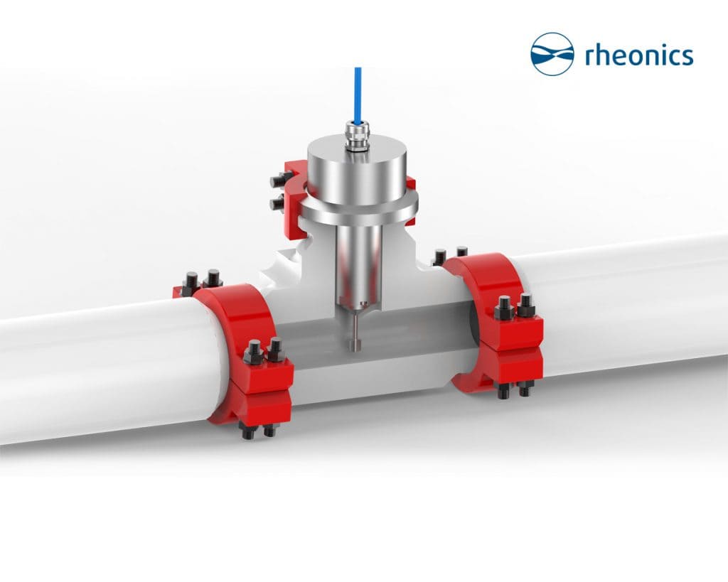 Rheonics-Density-viscosity meter SRD_HP_API-HPHT-6APipe-Installation
