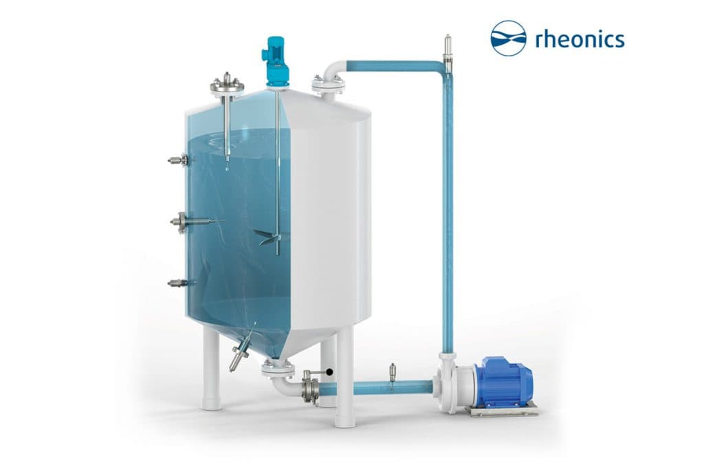 SRV and SRD sensors intalled in a Tank recirculation