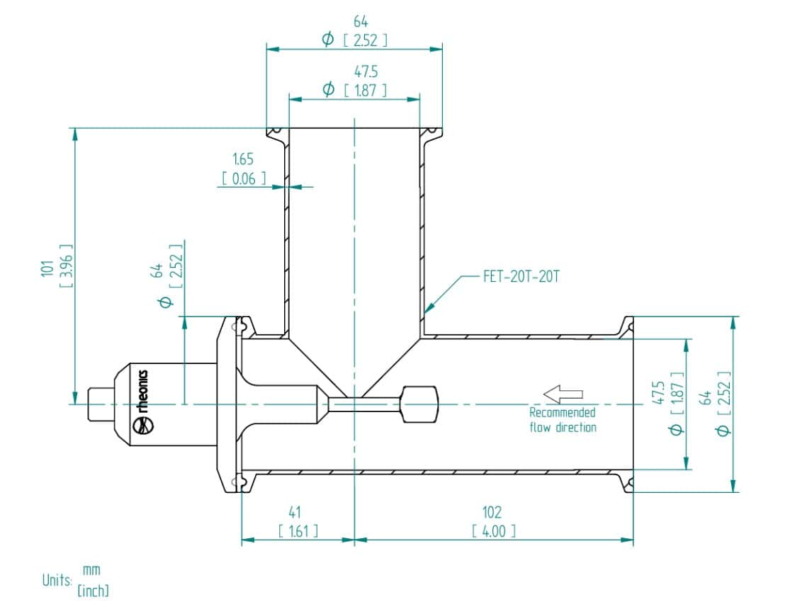 SRD-HD mounted in FET-20T-20T drawing