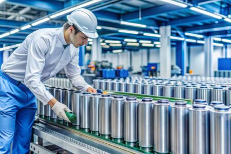 Inspection of high-capacity lithium-ion batteries for electric vehicles