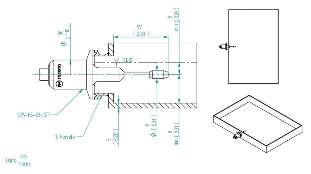 Figure 14: SRV-X3-15T installed in a dip coating tray using a WFT-15T.