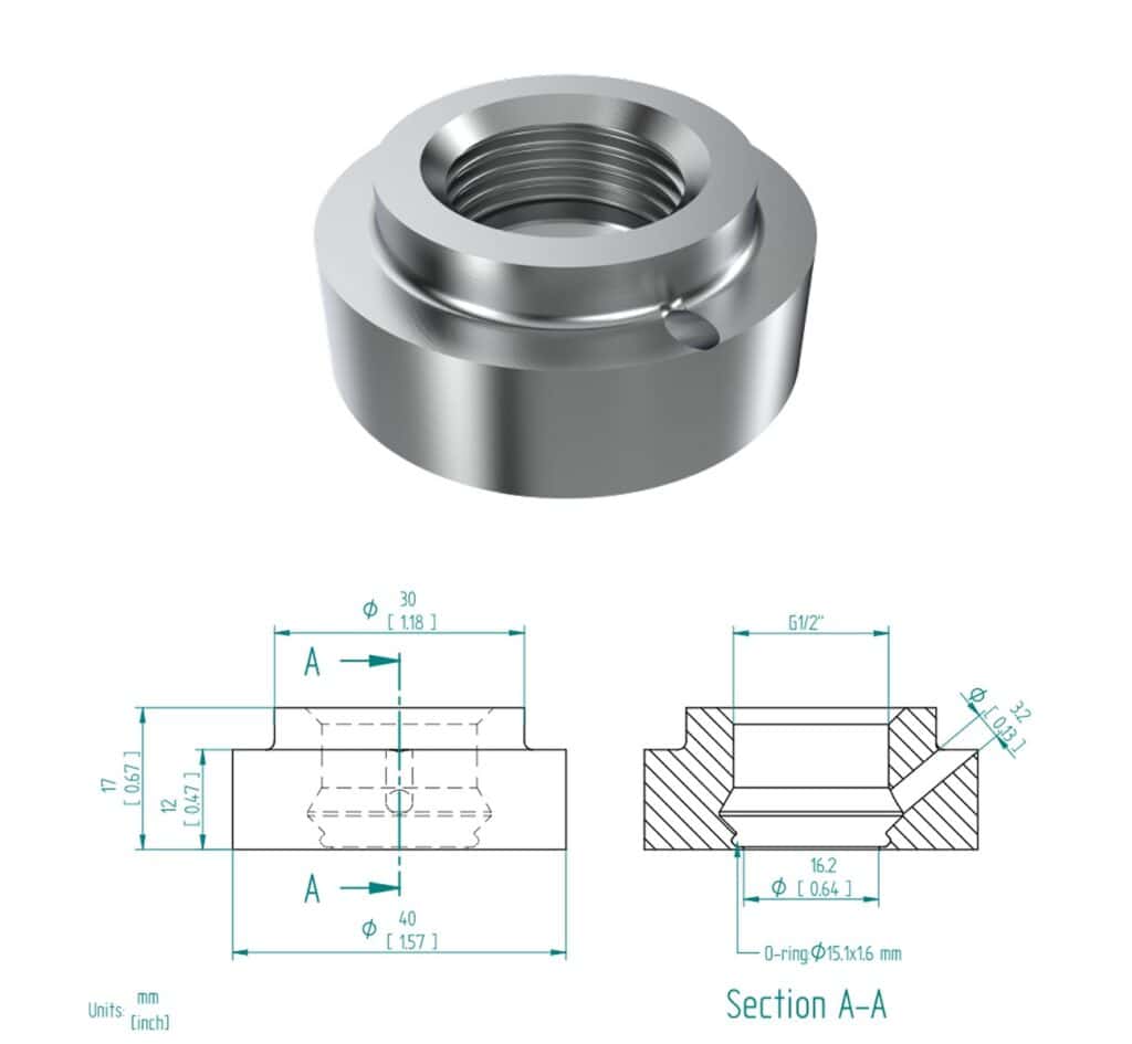 Figure 19 - HAW-12G-OTK Dimensions