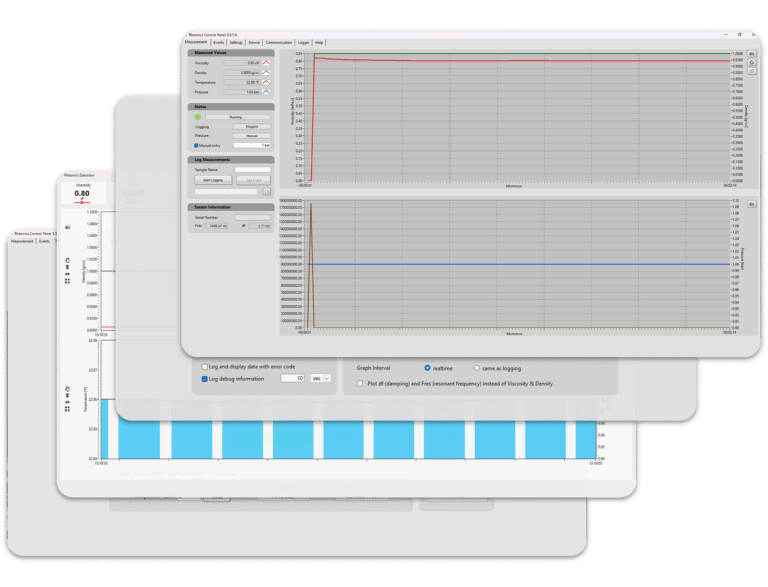 Rheonics Control Panel (RCP) | Real-Time Process Monitoring