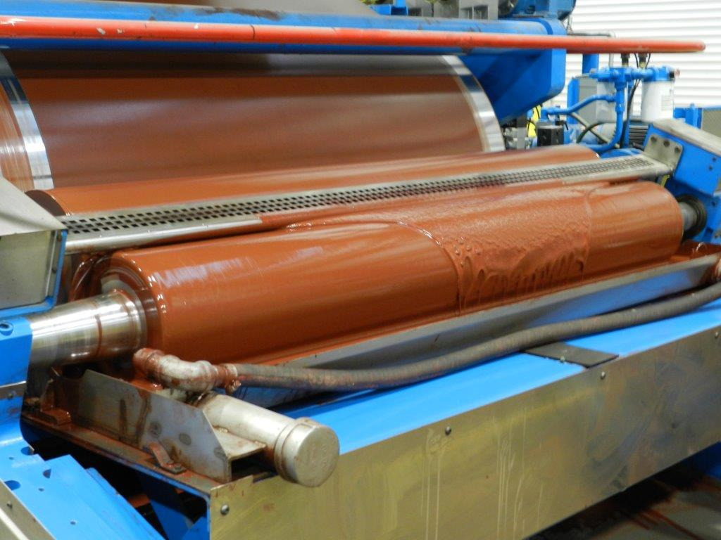 Figure 2 - Coating stage with liquid paints [2]