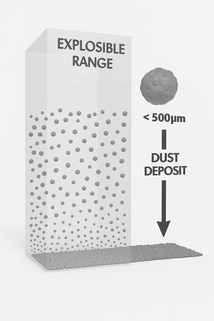 Figure 1. Dust dispersion