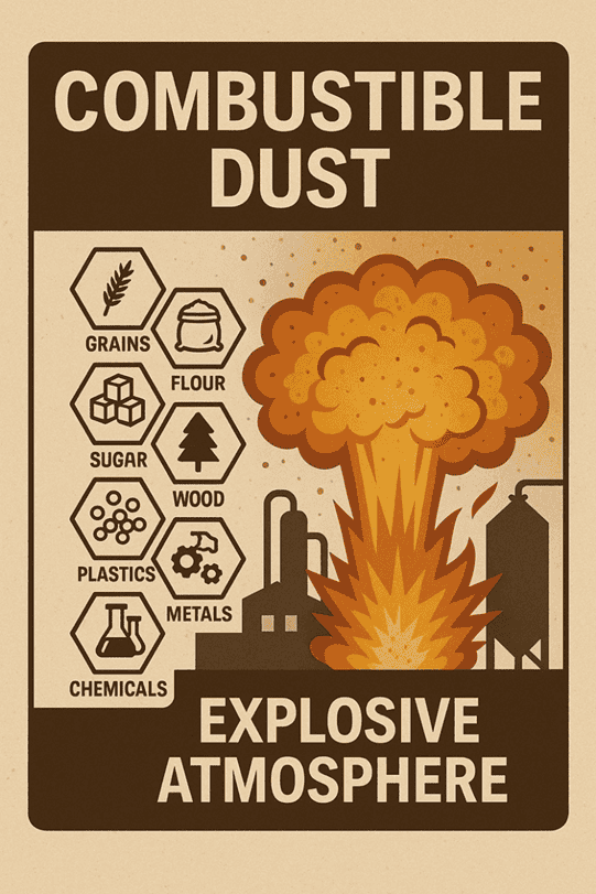 Figure 2. Possible combustible sources for explosive atmosphere