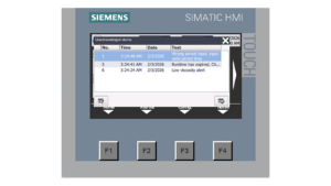 alarm screen