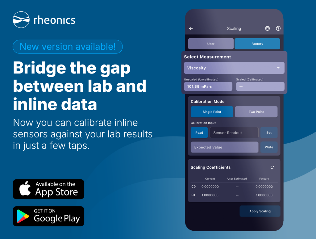 Rheonics Sensor View App: New Features and Improvements