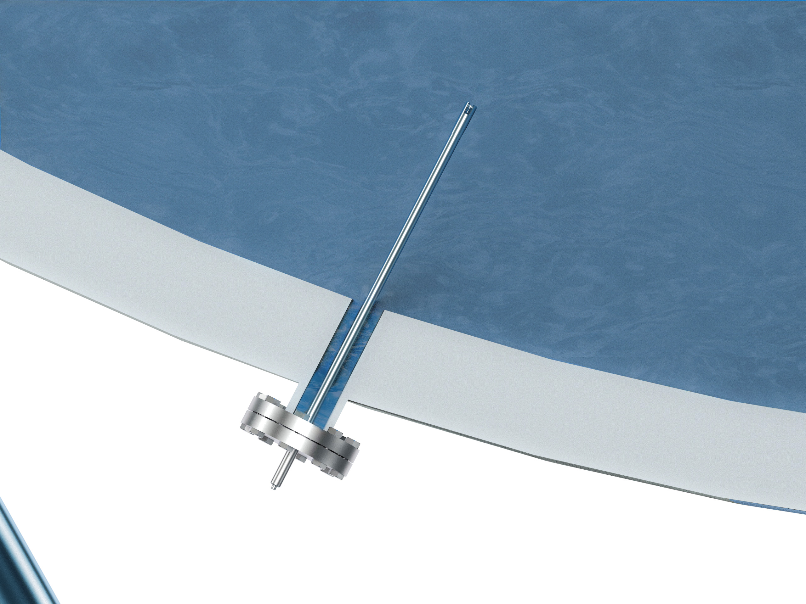 Long probe in tank for CRYO-DVT