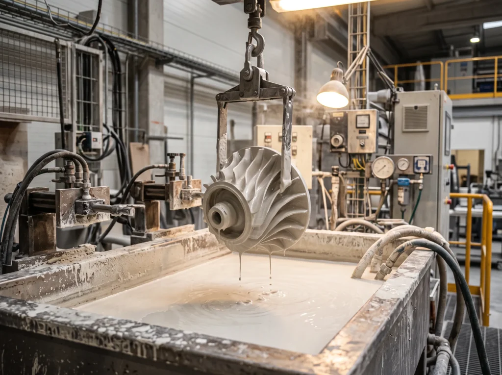 ceramic slurry dip coating