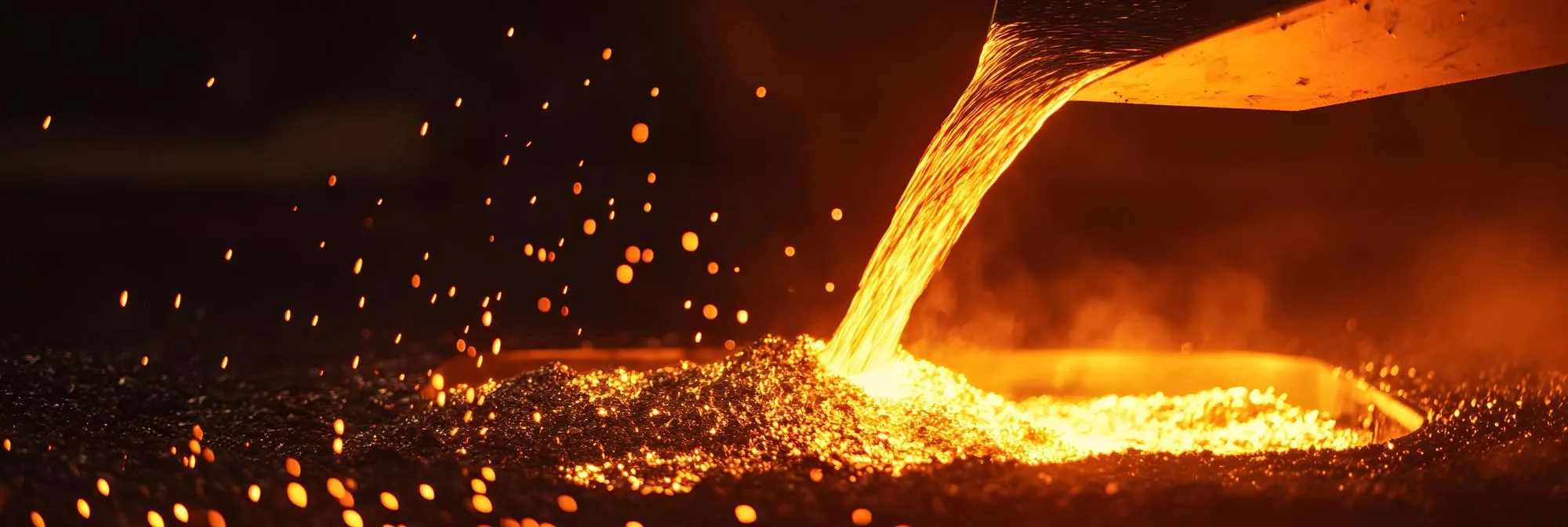 Molten metal puring